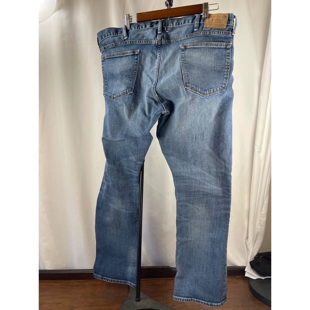 Polo Ralph Lauren Mens 38x 30 Varick Slim Staight Jeans Nice Casual - Picture 5 of 9